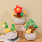 盆栽發財樹毛絨玩具